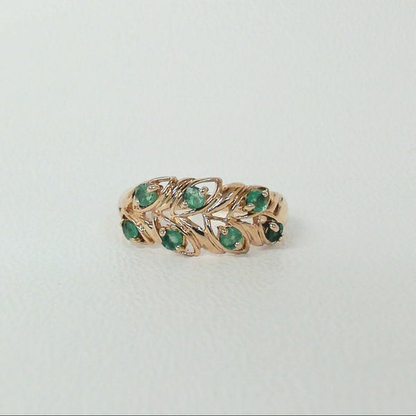 10K Emerald Ring