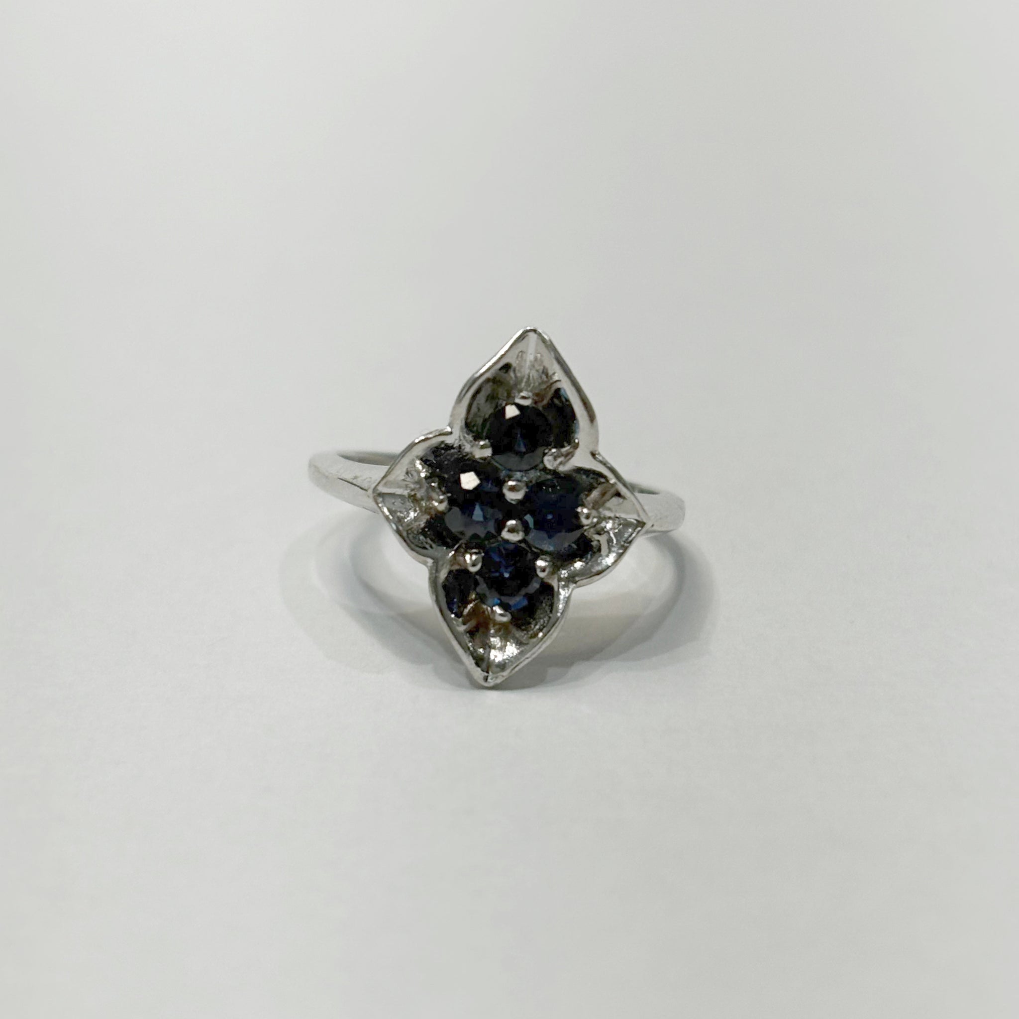 14k 4-Blue Sapphire Ring