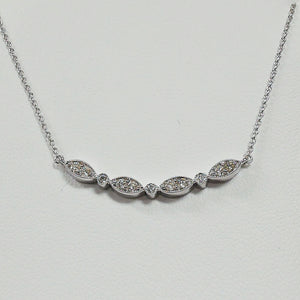 Sterling Silver Diamond Fashion Necklace