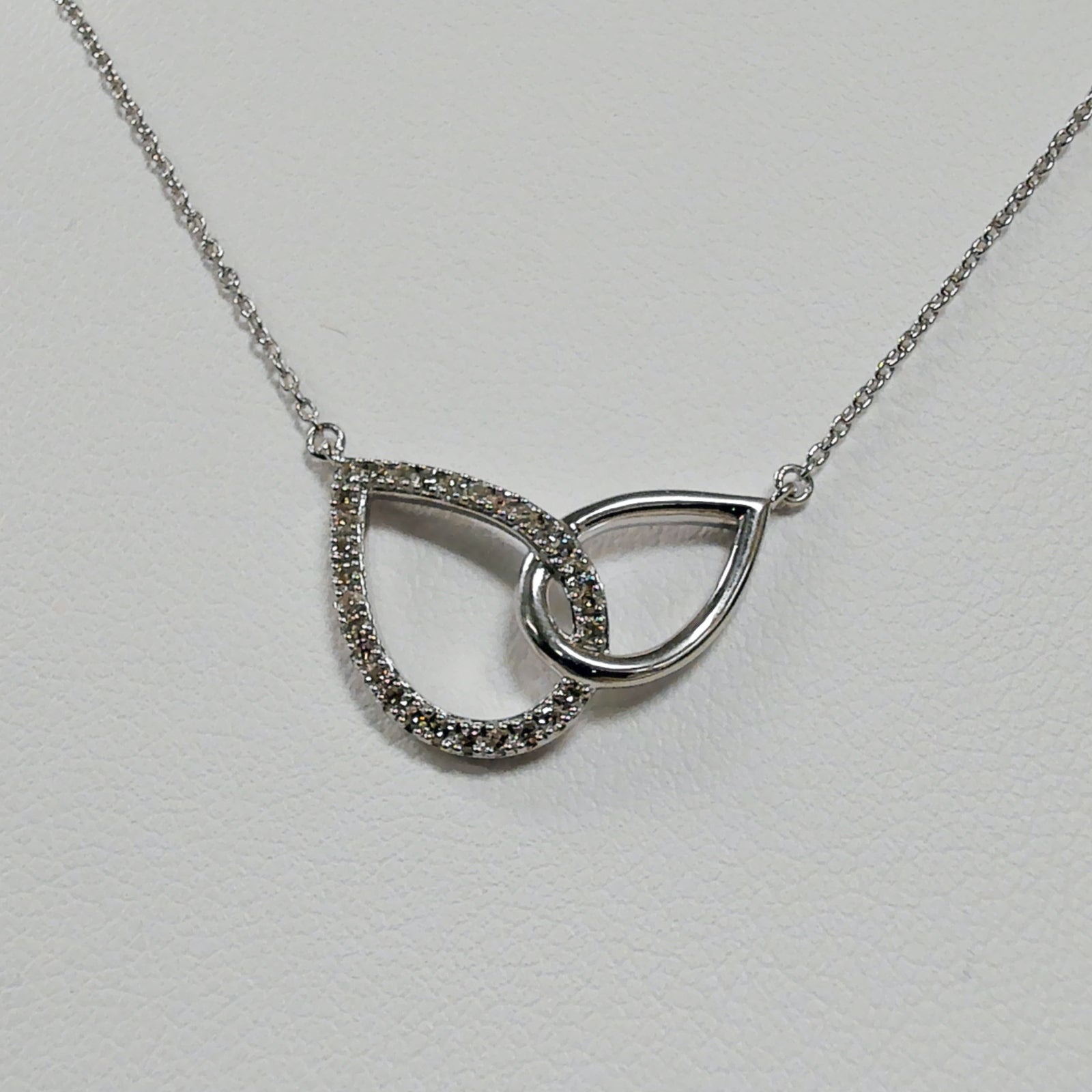 18" Sterling Diamond Fashion Necklace