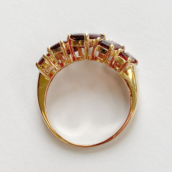 10k Garnet Fashion Ring