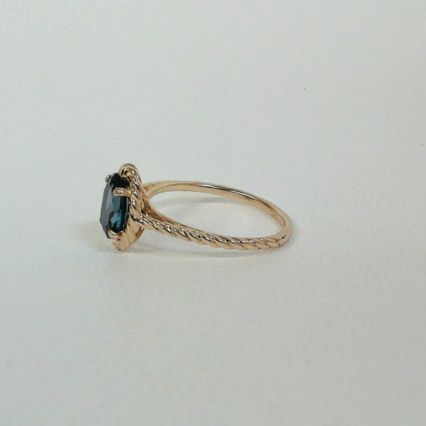 10K London Blue Topaz Ring