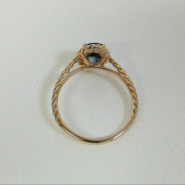 10K London Blue Topaz Ring