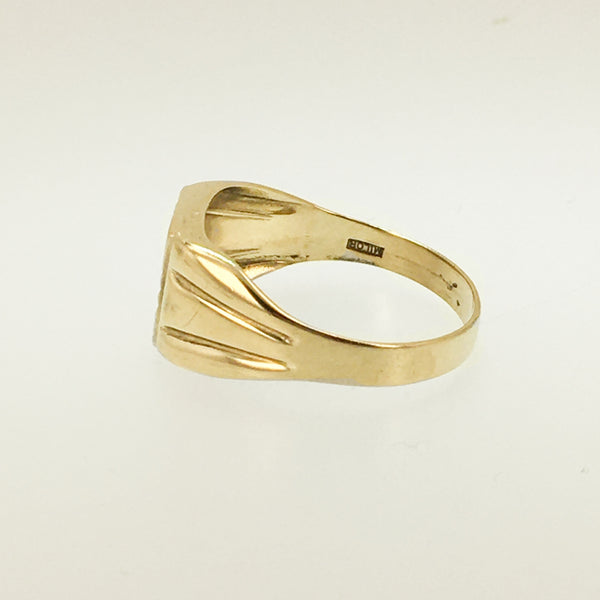 14k Gentleman's Square Signet Ring