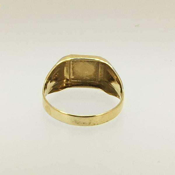 14k Gentleman's Square Signet Ring