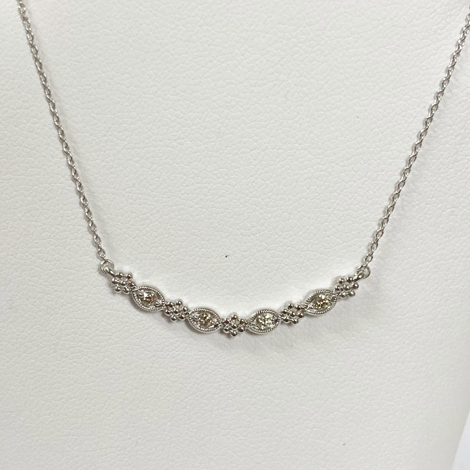 Sterling Silver Diamond Fashion Necklace