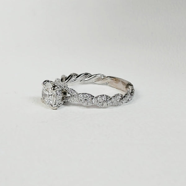 14K 1.23TW Engagement Ring