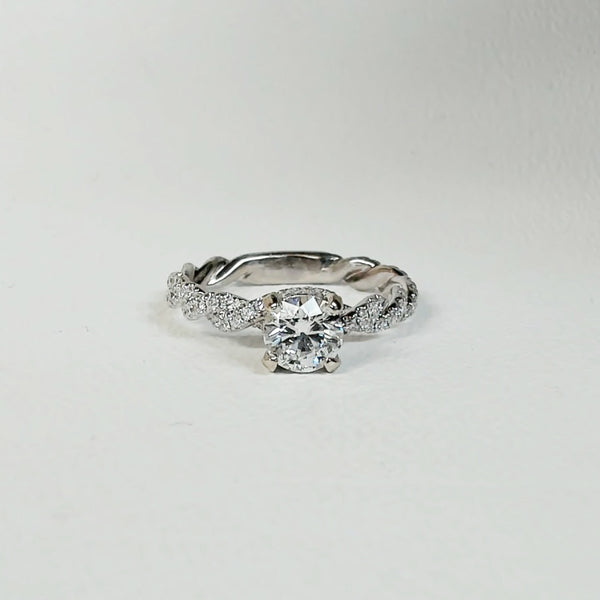 14K 1.23TW Engagement Ring