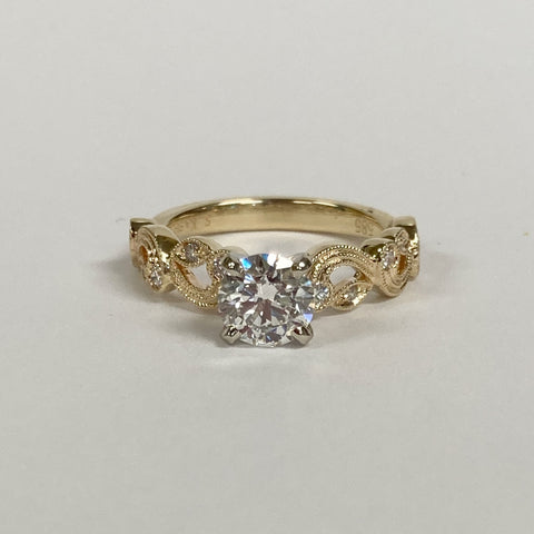 14K 1.06TW Diamond Engagement Ring