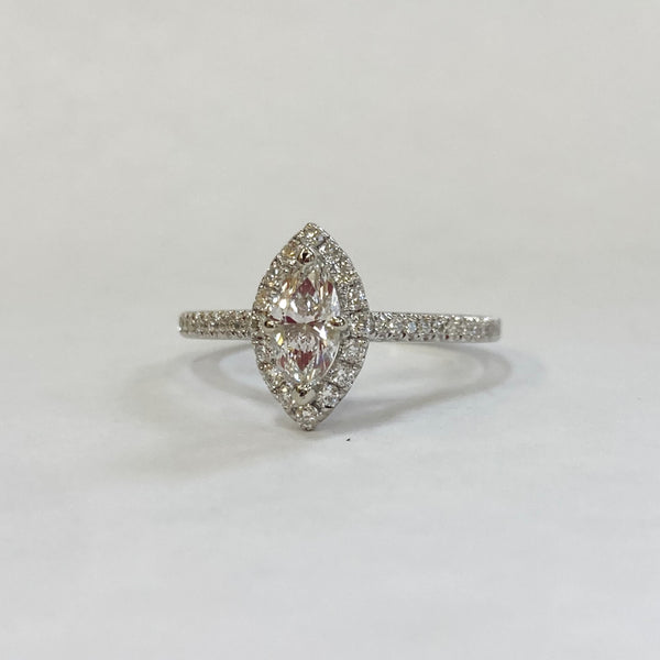 14K 3/4TW Diamond Engagement Ring