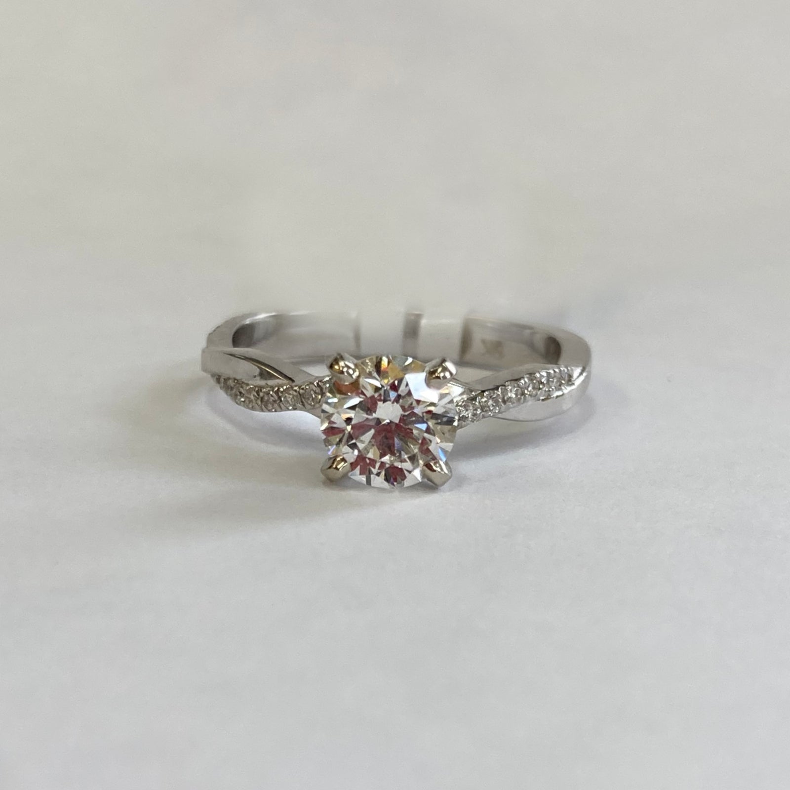 14K 1.06TW Diamond Engagement Ring