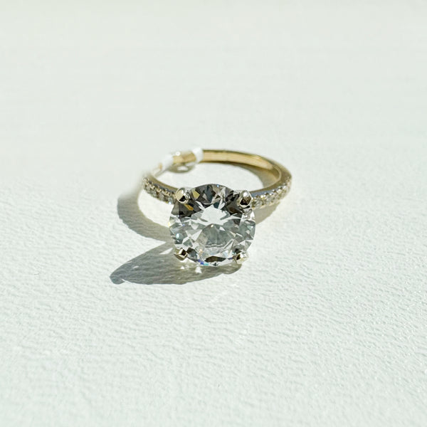 14K 3.22TW Diamond Engagement Ring