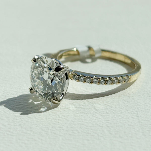 14K 3.22TW Diamond Engagement Ring