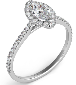 14K 3/4TW Diamond Engagement Ring