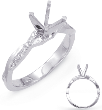 14K 1.06TW Diamond Engagement Ring