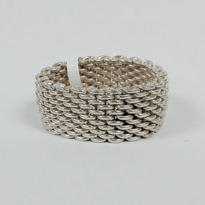 Sterling Silver Tiffany & Co. Somerset Mesh Band