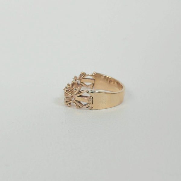 14K Link Style Ring