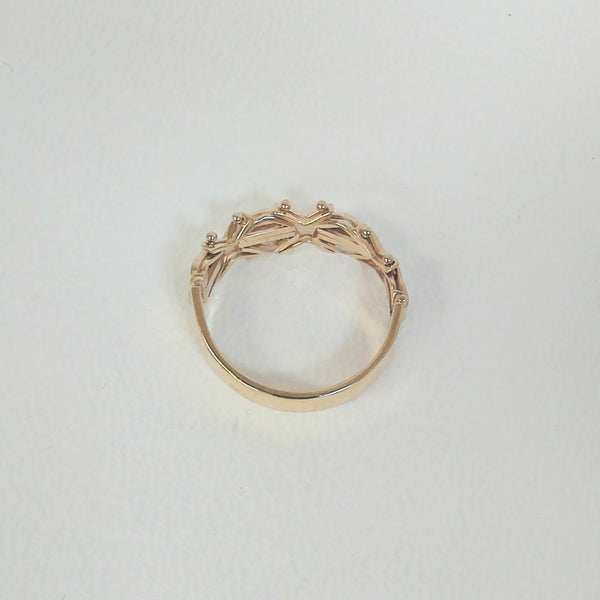 14K Link Style Ring