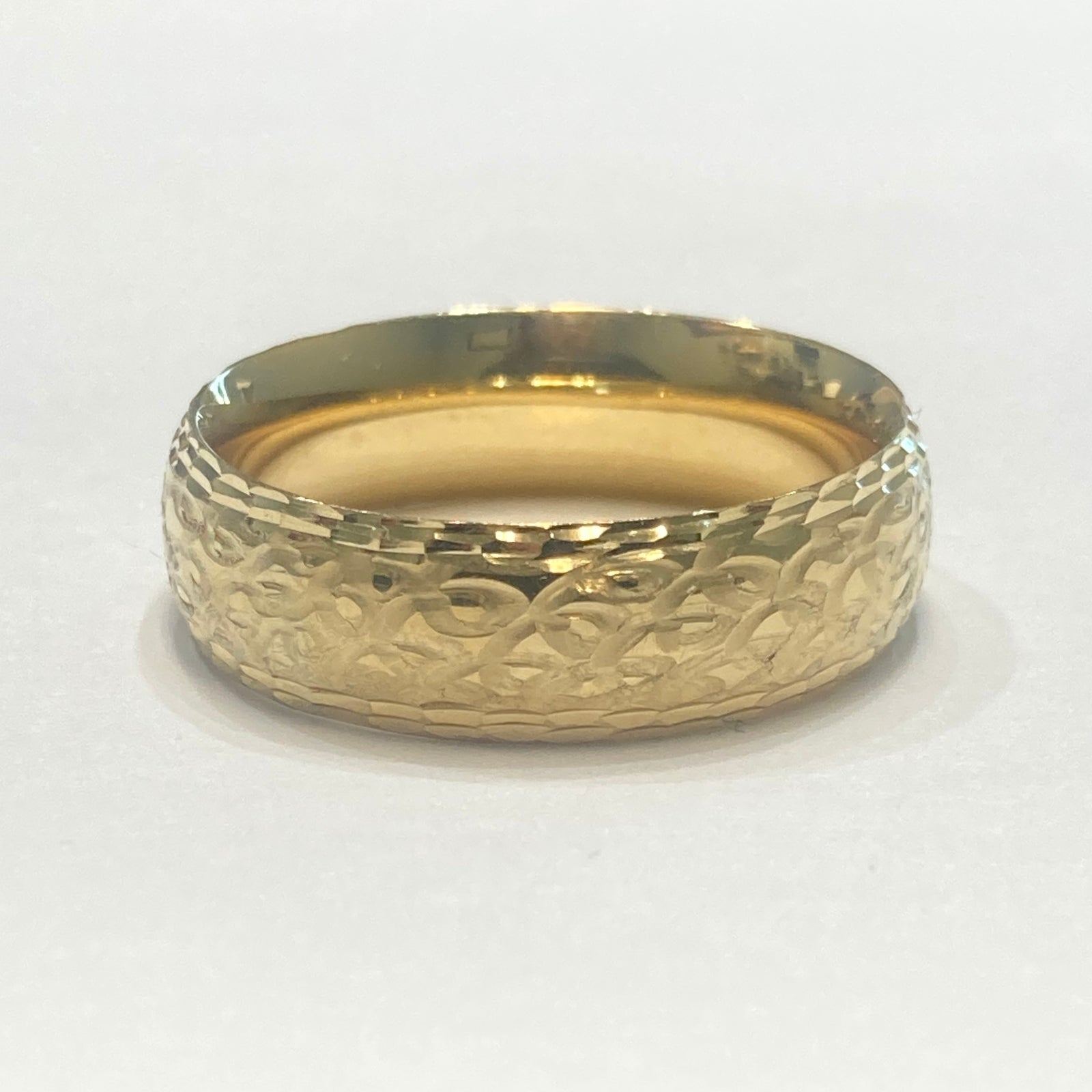 18k 7mm Pattern Band