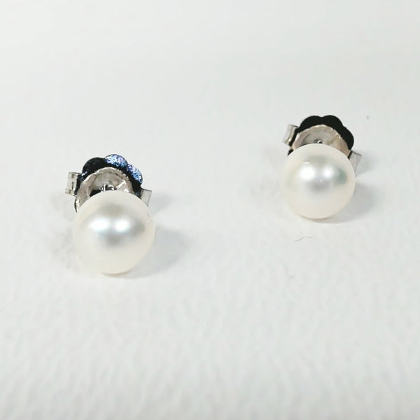 14K 4.5-5MM Akoya "AA" Cultured Pearl Studs