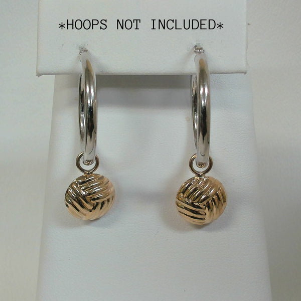 14K Gold Hoop Enhancer