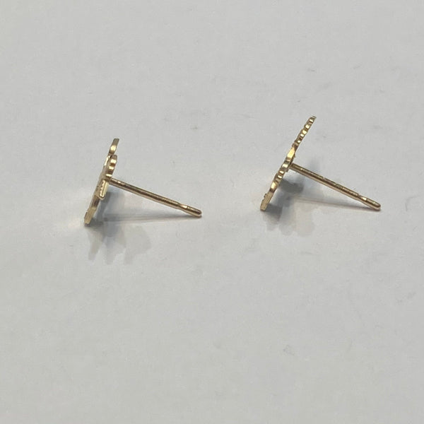 14KYG Unicorn Post Earrings