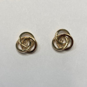 14k Love Knot Ear Jackets