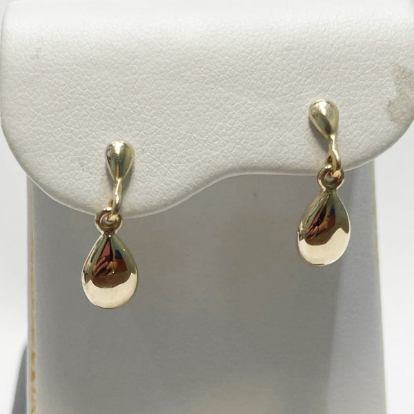 14k Tear Drop Post Earrings