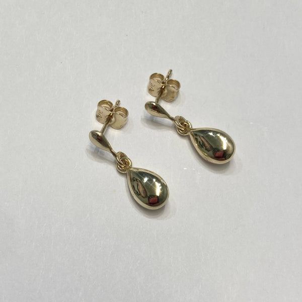 14k Tear Drop Post Earrings