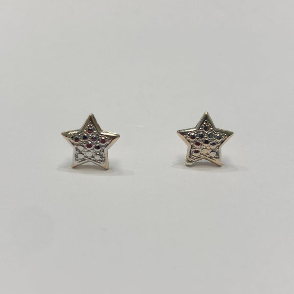 14k Star Post Earrings