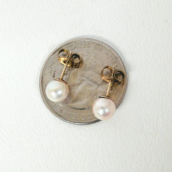 Gold Filled Freshwater Pearl Studs