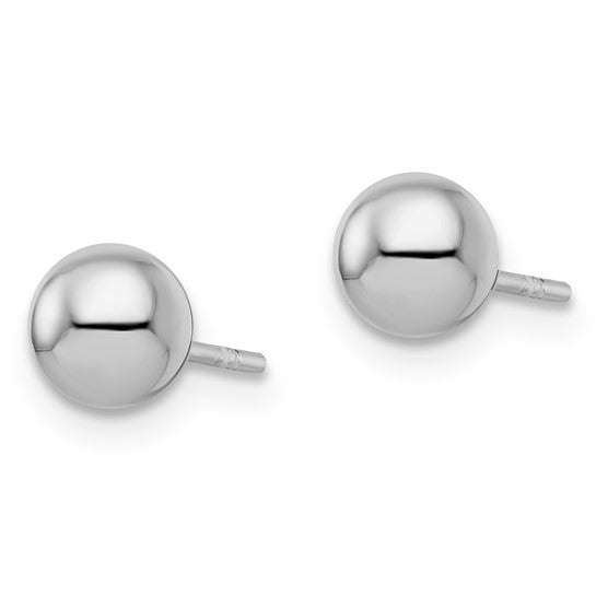 Sterling Silver 6mm Ball Post Earrings