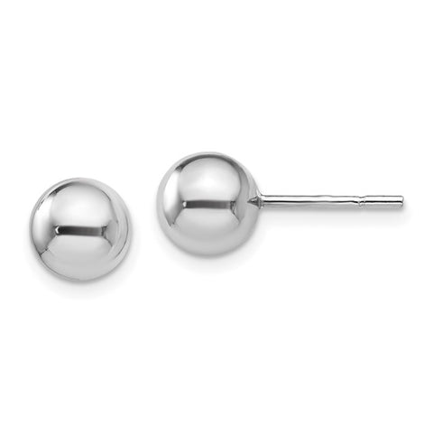 Sterling Silver 7mm Ball Post Earrings