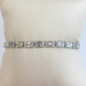 14KWG 3.41TW Diamond Bracelet