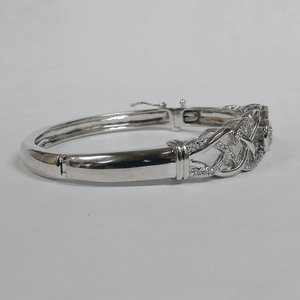 14K 3/4TW Diamond Bangle Bracelet