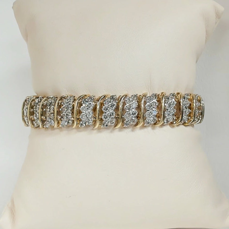 7" 14k 6.50TW Diamond Bracelet