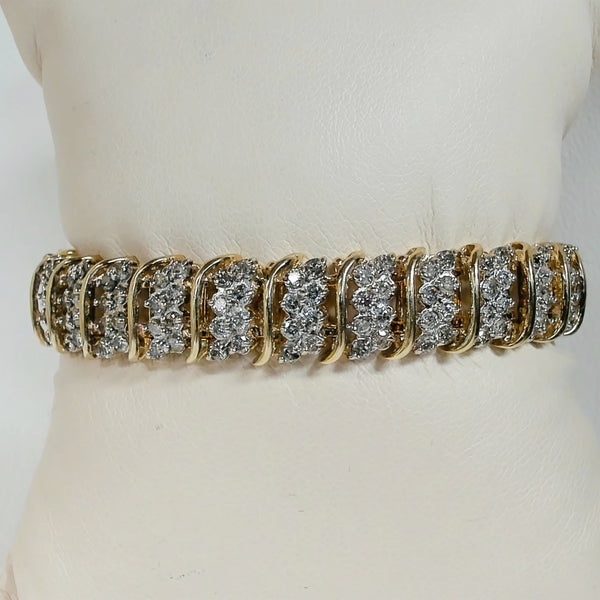 7" 14k 6.50TW Diamond Bracelet
