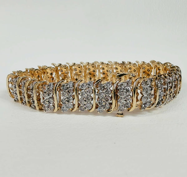 7" 14k 6.50TW Diamond Bracelet