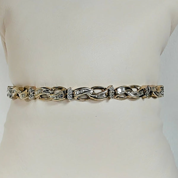 7.5" 10K 5/8TW Diamond Bracelet