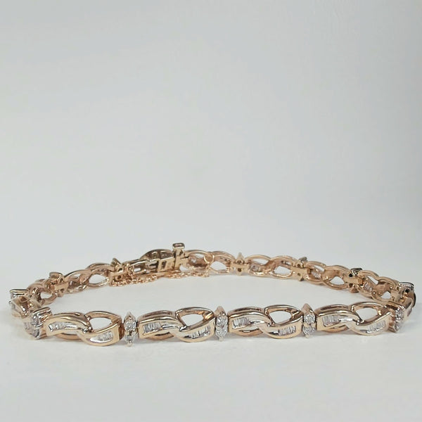 7.5" 10K 5/8TW Diamond Bracelet