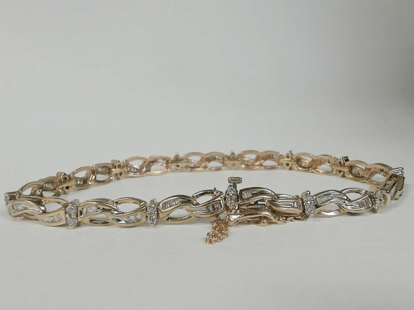 7.5" 10K 5/8TW Diamond Bracelet