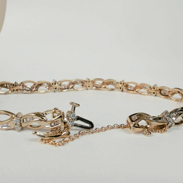 7.5" 10K 5/8TW Diamond Bracelet