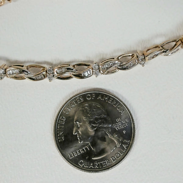 7.5" 10K 5/8TW Diamond Bracelet