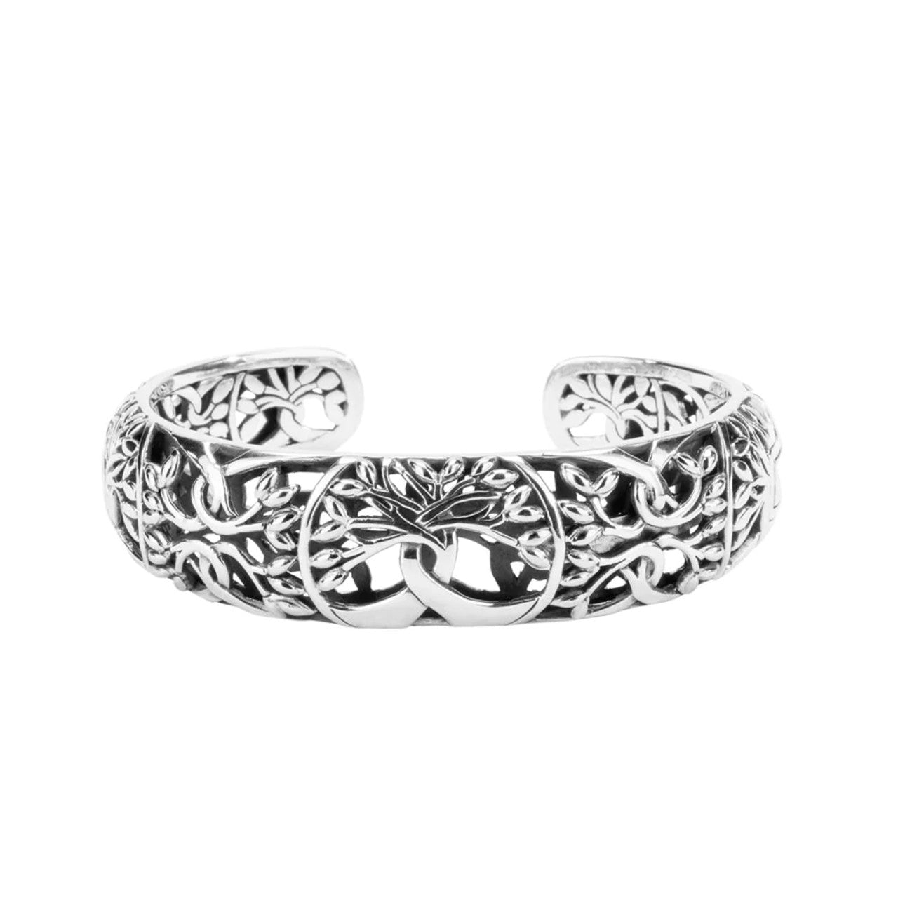 Sterling Silver Small Tree of Life Bangle