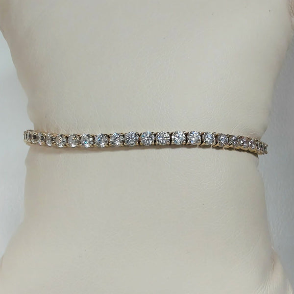 7" 14K CZ Tennis Bracelet