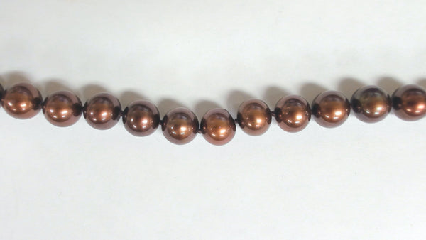 7.5" 14k Freshwater Chocolate Pearl Bracelet