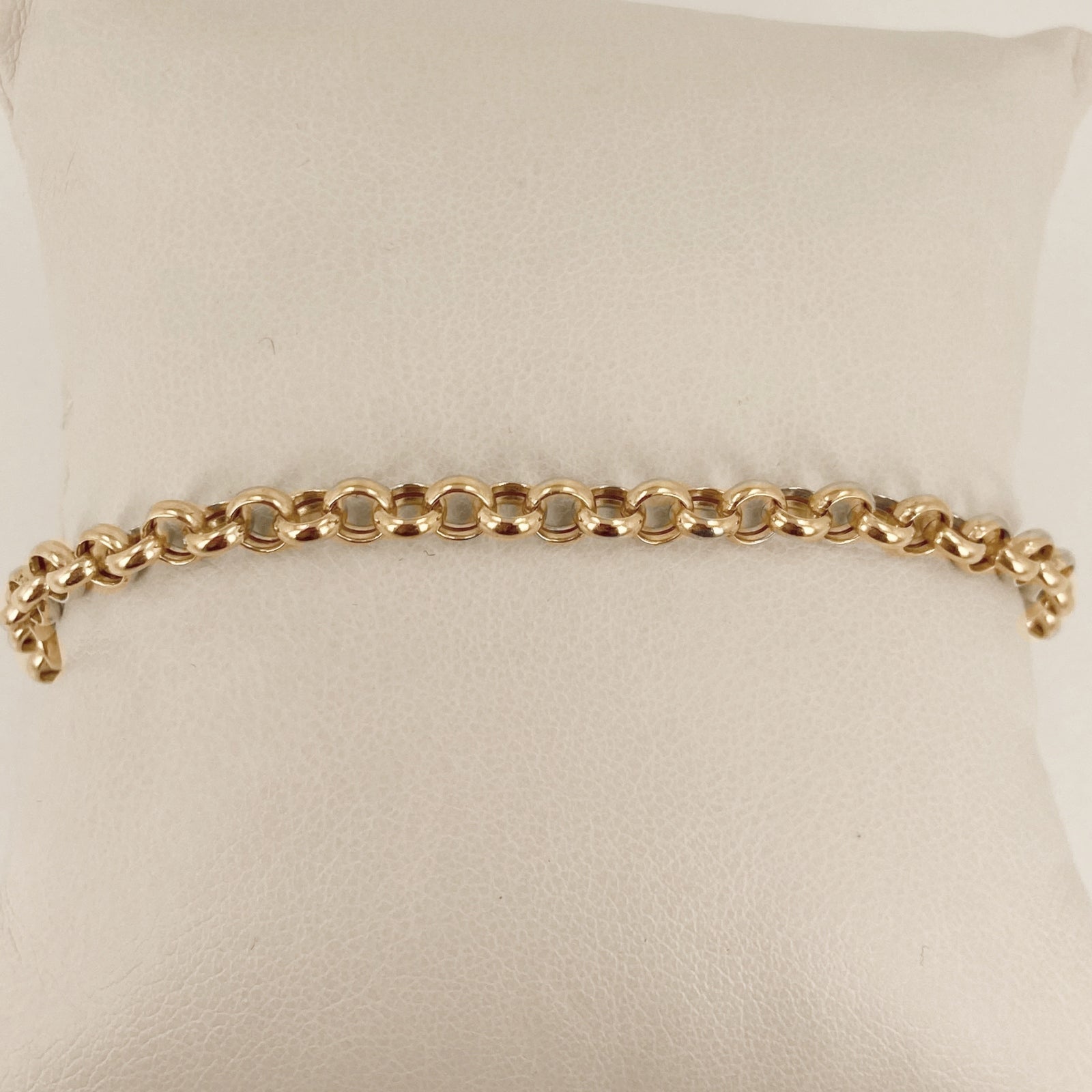 8" 14KYG Rolo Link Bracelet