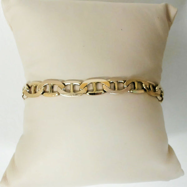 8.75" 10K 14.1 grams 6.5MM Anchor Bracelet