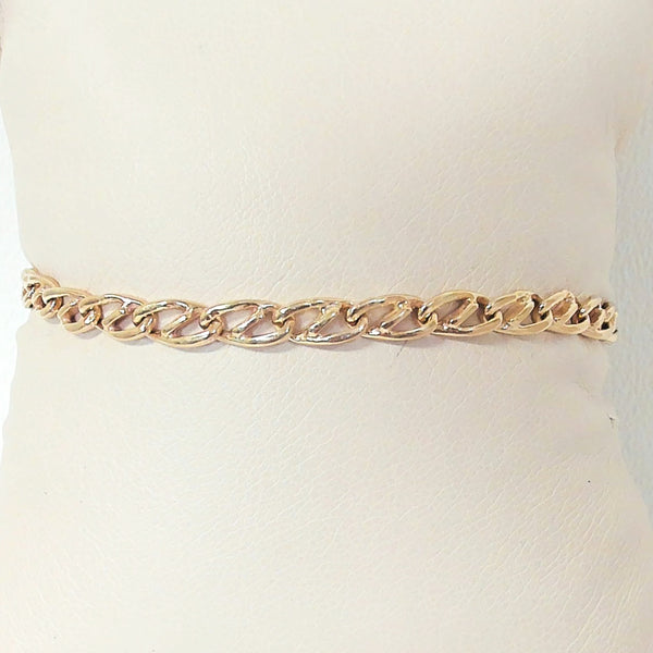 7.25" 14K Fancy Link Bracelet
