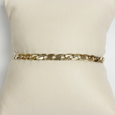 7.25" 14K 4mm Curb Link Bracelet